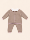 Set due pezzi beige e rosa