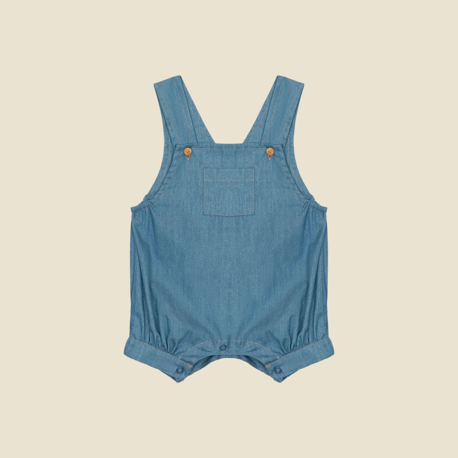Salopette jeans pantaloncino