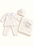 Set nascita dettaglio celeste