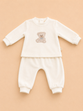 Set due pezzi bianco orsetto