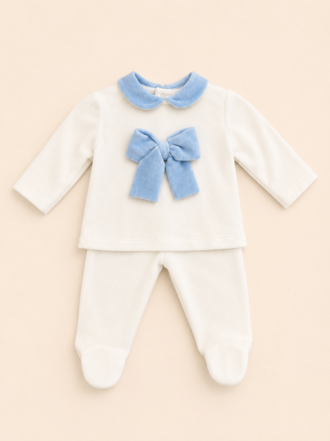 Set fiocco celeste
