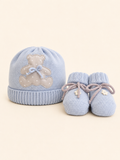 Set cappellino e scarpette orsetto