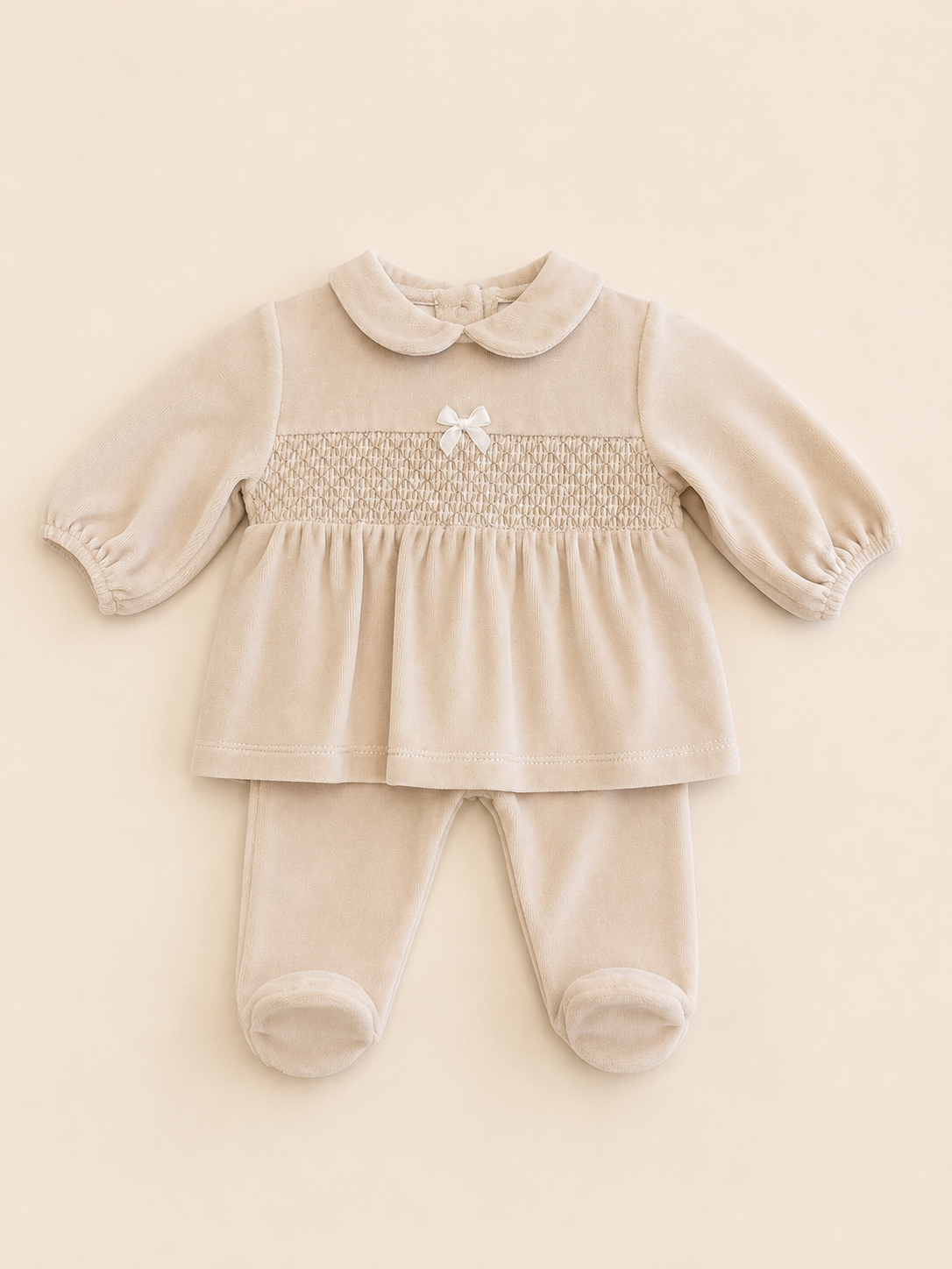 Set due pezzi beige