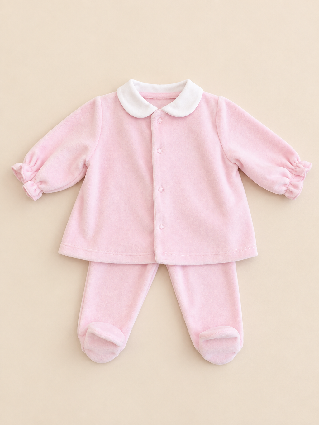 Set due pezzi rosa con ali