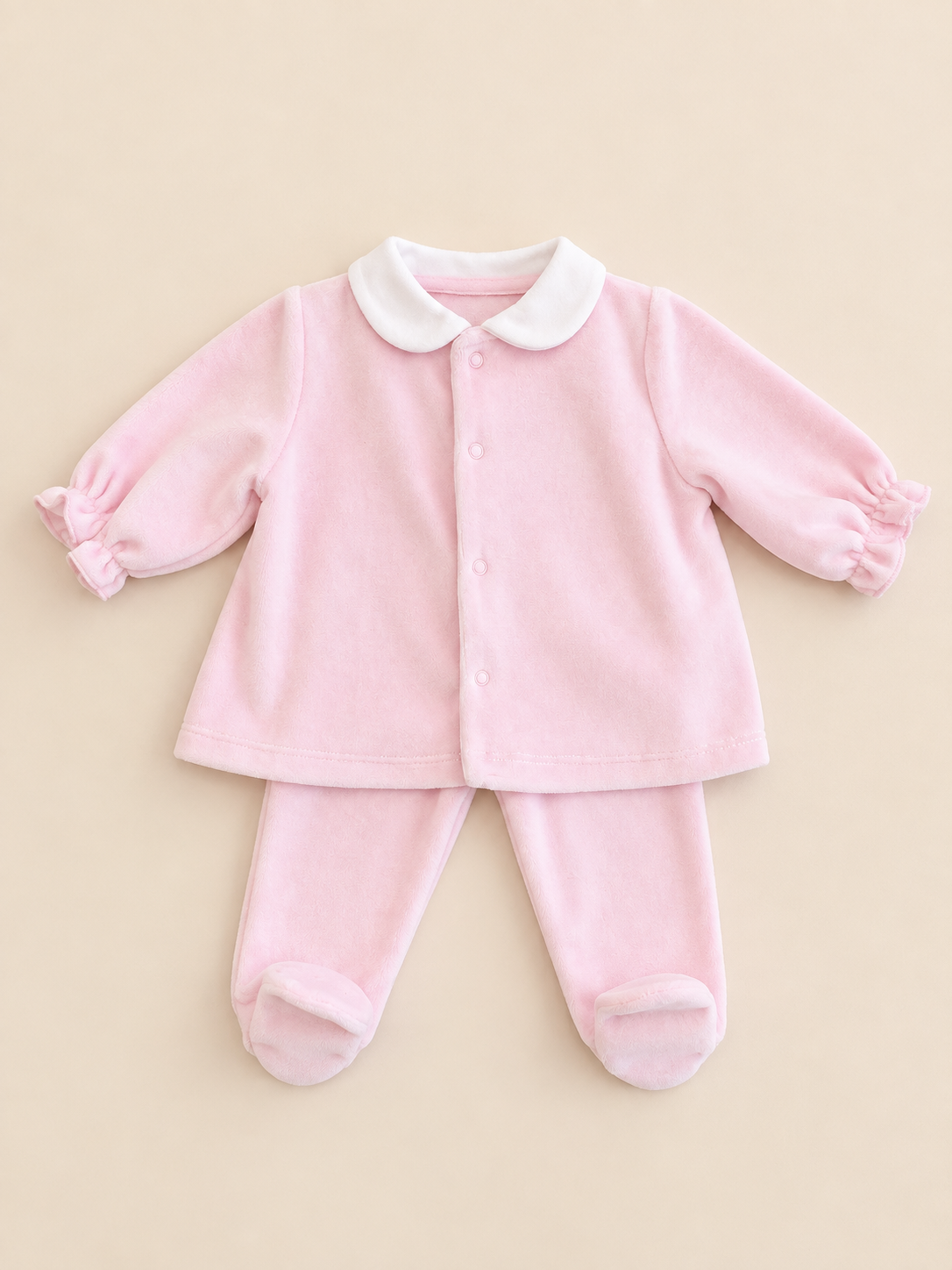 Set due pezzi rosa con ali