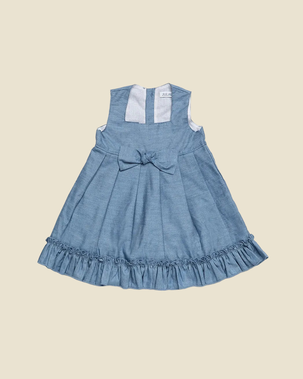 Abitino a jeans con fiocco