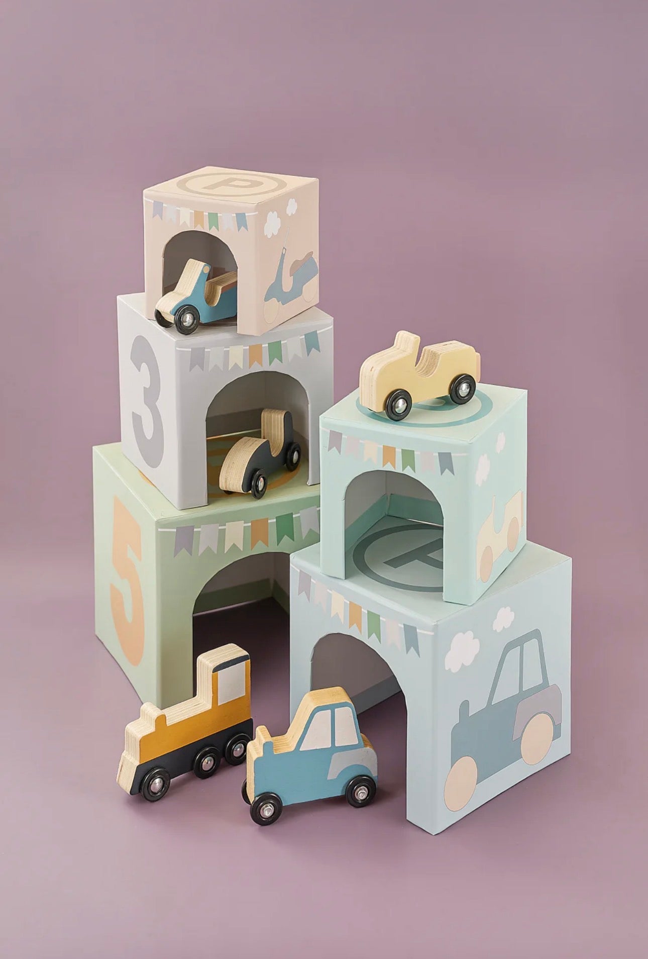 Set cubi e macchinine