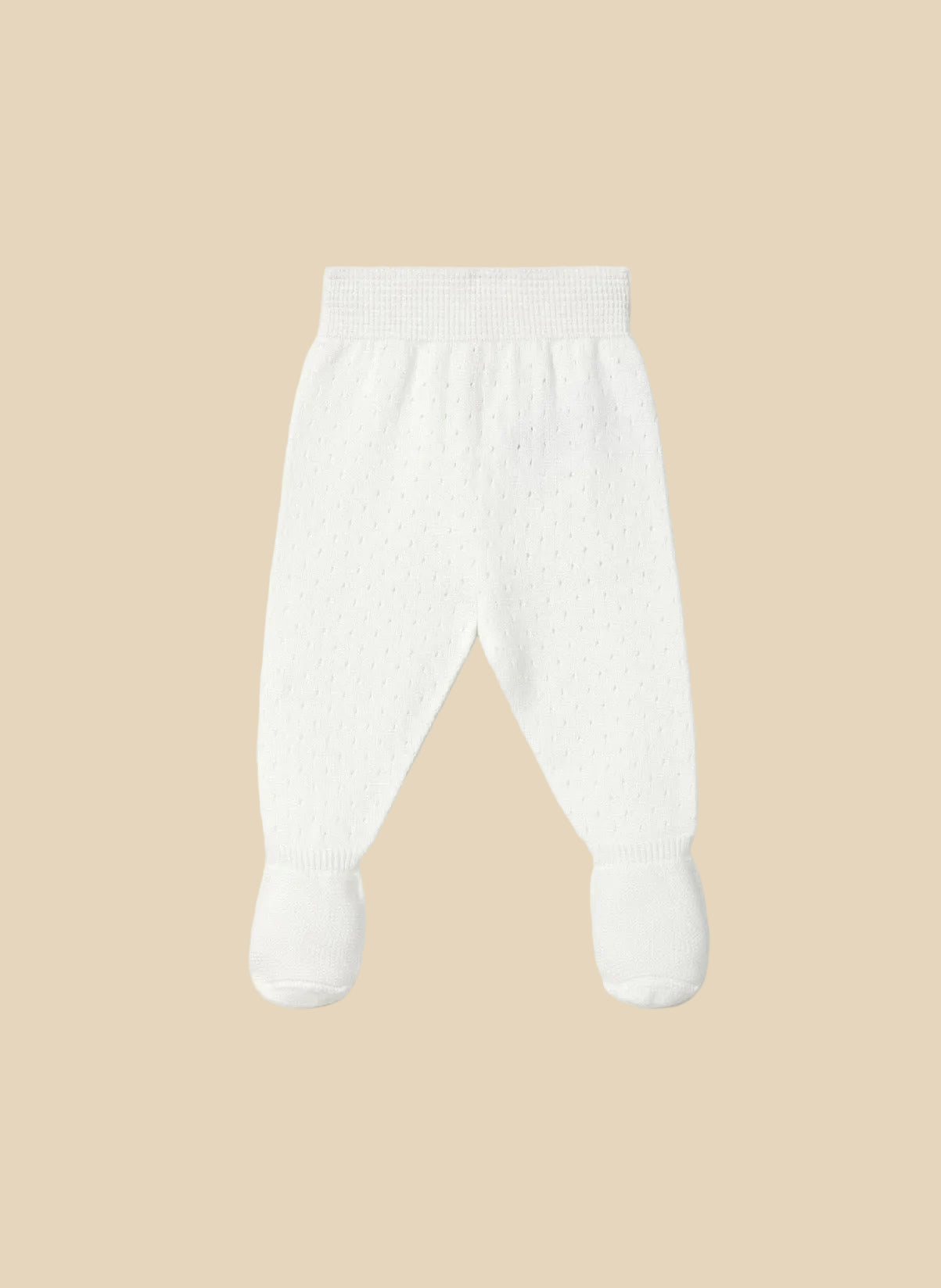 Pantaloni con piedini trapuntato