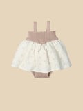 Pagliaccetto bimba con fiorellini