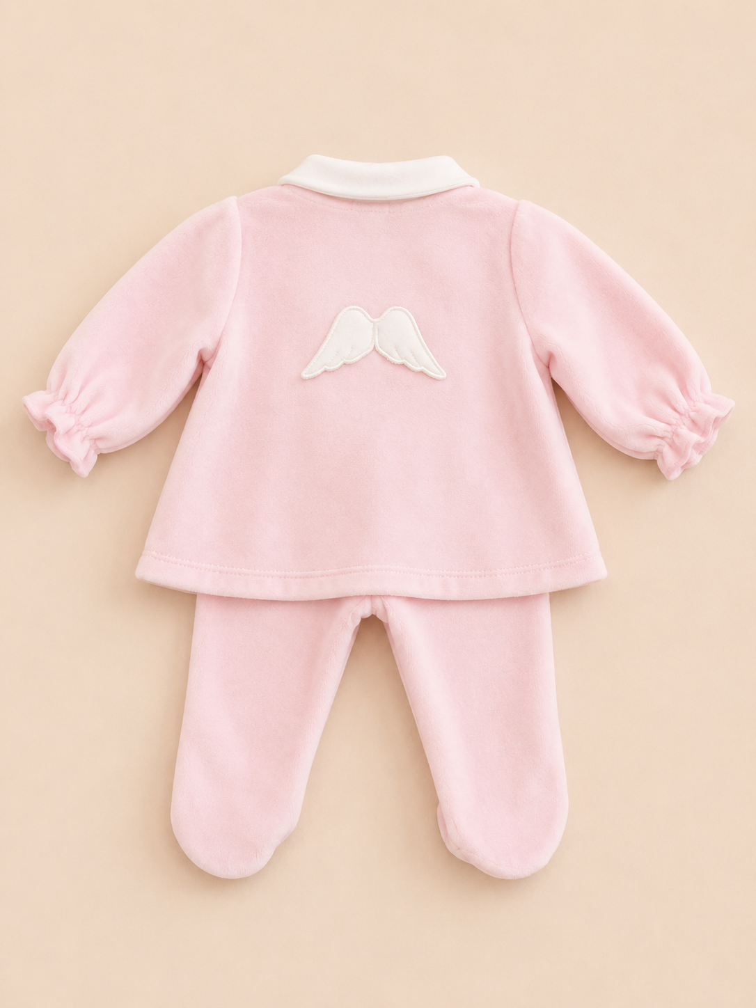 Set due pezzi rosa con ali