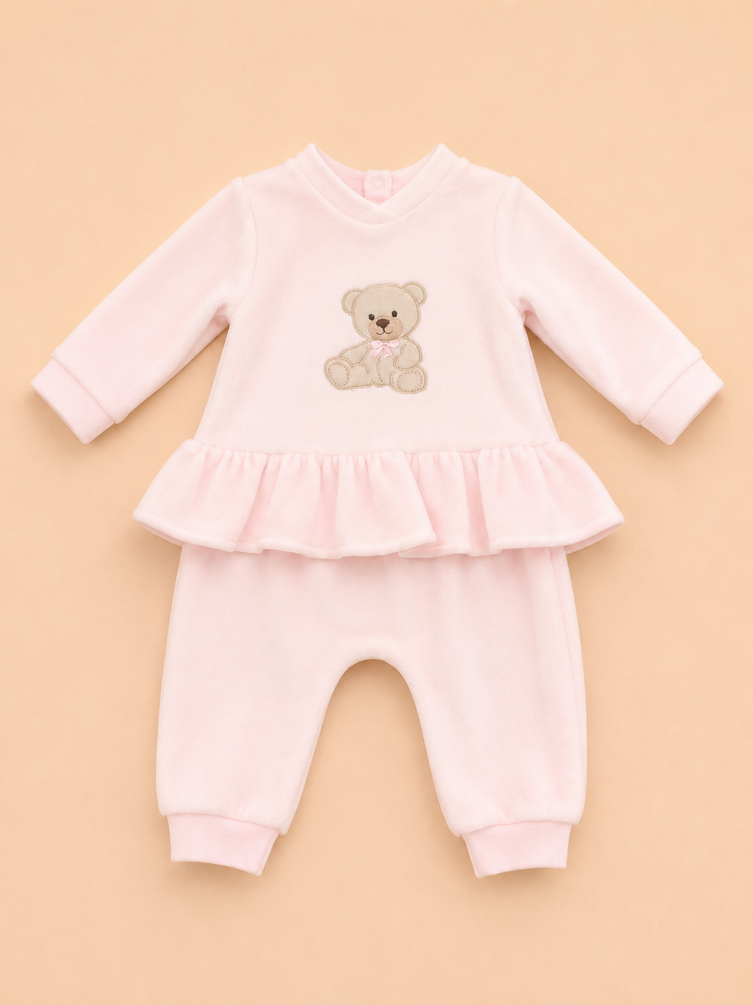 Set due pezzi orsetto rosa
