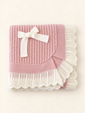 Copertina rosa bordo bianco