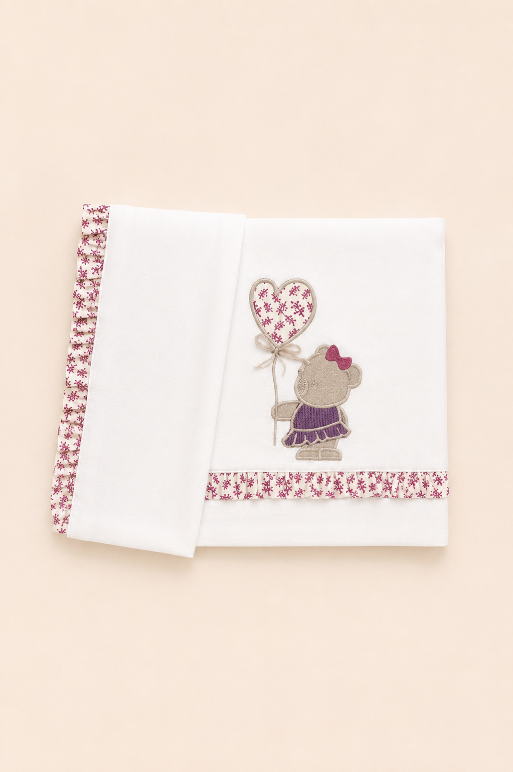 Set lenzuola orsetto viola