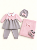 Set nascita lilla rosa