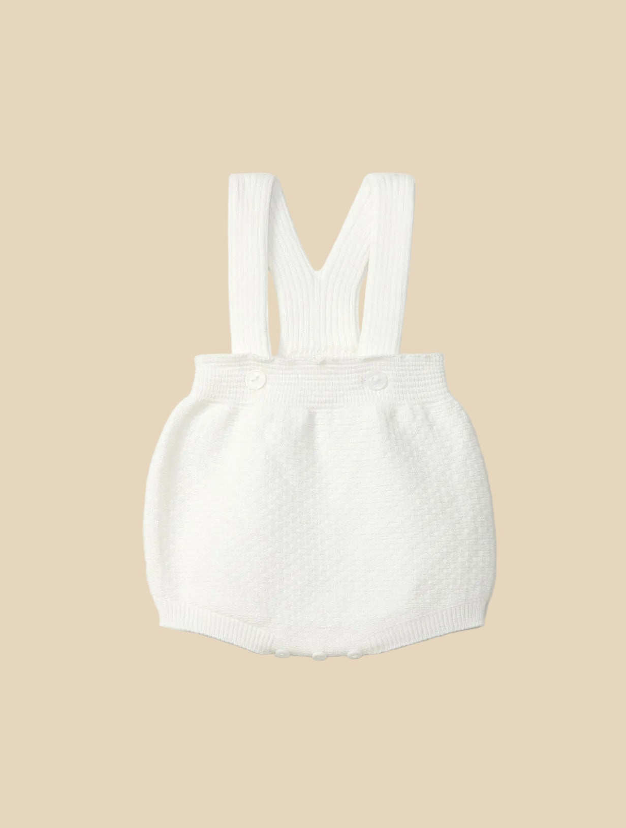 Salopette a pantaloncino con bottoncini